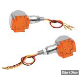 CLIGNOTANT A LEDS - MALTESE - LED - EMGO - Corps : Chrome / Eclairage : Orange