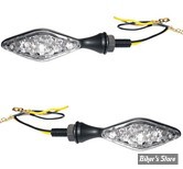 CLIGNOTANT A LEDS - K&S TECHNOLOGIES INC.- LED ULTRA MINI STALK MARKER LIGHT - DIAMOND - CORPS: NOIR / CABOCHON : CLAIR