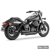 ECHAPPEMENT VANCE & HINES - SHORTSHOT STAGGERED - HONDA 750 SHADOW 04UP - NOIR - 48419