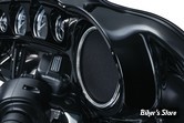 - GRILLES DE HAUT PARLEUR AVANT / ARRIERE - KURYAKYN - TOURING 14UP - CORONA - CHROME - 7377
