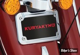 - SUPPORT / ENTOURAGE DE PLAQUE - KURYAKYN - L.E.D. Curved License Plate Frame with Mount for Indian - INDIAN - CHROME - 5699