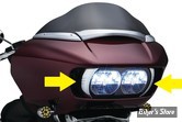 GARNITURES DE CARENAGE / LOGEMENT DE PHARES - FLTR 14UP - KURYAKYN - TRI-LINE HEADLIGHT VENT ACCENTS - 6925