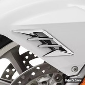 ENJOLIVEURS DE GARDE BOUE AVANT - SHOW CHROME / BIG BIKE PARTS - HONDA GOLDWING 1800 - FRONT FENDER VENT ACCENT - CHROME -  52-959