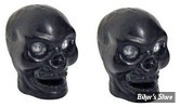 BOUCHONS DE VALVE TRIK TOPZ - SKULL - NOIR