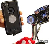 - KIT DE SUPPORT POUR TELEPHONE - KLOCK WERKS - POUR COMMANDE DE GUIDON - iOmounts™ Device Mount - CÔTÉ : AMBIDEXTRE - NOIR - KWD-01-0605-B