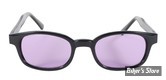 LUNETTES KD'S - ORIGINAL KD'S - MONTURE NOIRE - COULEUR DES VERRES : VIOLET