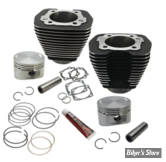 - KIT CYLINDRES BIG BORE -  88CI / 3.5/8" - BIGTWIN EVOLUTION 84/99 - S&S - Big Bore Cylinder and Piston KIT  - BLACK -  91-7502