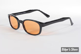 LUNETTES SOLEIL - KD'S - ORIGINAL KD'S - VERRE : ORANGE - MONTURE : NOIR - 2128