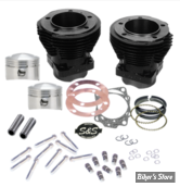 - KIT CYLINDRES BIG BORE - 88CI / 3.5/8" - SHOVELHEAD 66/84 - BIG BORE CYLINDER & PISTON KIT - S&S - 91-9001