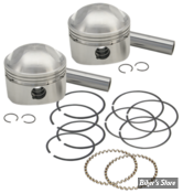 ECLATE G - PIECE N° 20 - KIT PISTONS - ALESAGE : 3.7/16" - S&S - BIGTWIN 41/84 - Forged Stock Bore Stroker Pistons - COTE : +0.000 - 106-5527