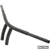 - GUIDON DRAG SPECIALTIES - BUFFALO 1 1/4" - T-BAR RADIUS - 82UP / TBW - HAUTEUR : 6" - NOIR MAT