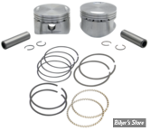 ECLATE G - PIECE N° 20 - KIT PISTONS - ALESAGE : 3 5/8" - S&S - BIGTWIN 84/99 - Forged 3 5/8" Bore Piston Kits for 1984-'99 HD® Big Twins 96" - COTE : +0.000 - 92-1930