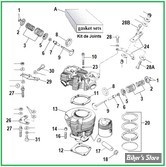  ECLATE G - PIECE N° 00 - ECLATE PIECES CYLINDRES ET CULASSE - SPORTSTER 57/85