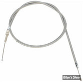 CABLE D'EMBRAYAGE POUR BIGTWIN - LONGUEUR : 139.70 CM - OEM 38599-80 / B - BARNETT - 55 " - INOX - 102-30-10003