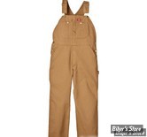 SALOPETTE - DICKIES - BIB OVERALL DUCK - MARRON CLAIR - TAILLE US 34/32