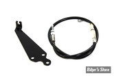 KIT JOCKEY SHIFT / ROCKER CLUTCH - SOFTAIL 1986/1999 - ROCKER CLUTCH CABLE KIT : SUPPORT DE CABLE ET SUPPORT - NOIR
