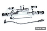 - COMMANDES AVANCEES - SPORTSTER 04/13 - LONGUEUR STANDARD - Billet Forward Control Kit Polished - V-TWIN