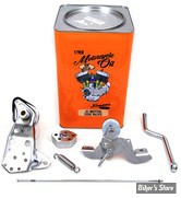 ECLATE IE - PIECE N° 00 - KIT JOCKEY SHIFT - BIGTWIN 52/78 - Chrome Foot Clutch Assembly