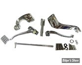 X - COMMANDES CENTRALES - SPORTSTER 14/21 - V-TWIN - + 3" - SANS REPOSES PIEDS - CHROME