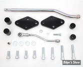 KIT DE DEPLACEMENT DE COMMANDES AVANCEES - RECUL - SPORTSTER 14UP - REDUCED REACH CONVERSION KIT - OEM  50700026 - CHROME