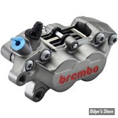 ETRIERS AVANT BREMBO - P4 AXIAL - 4 PISTONS - CÔTÉ GAUCHE - ARGENT / LETTRAGE ROUGE - 116-0221 / 20516579 / 20.5165.79