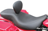 - SELLE MUSTANG - WIDE TRIPPER 2-UP ONE-PIECE SEAT WITH BACKREST - FLHR/SE / FLHX 97/08 - 14" X 11" - AVEC DOSSIER REGLABLE - 79499