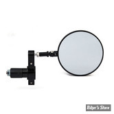 RETROVISEUR DE GUIDON - MCS - INSIDE BAR - MIRROIR : CLAIR CONVEX - NOIR