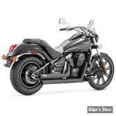 ECHAPPEMENT VANCE & HINES - TWIN SLASH STAGGERED - KAWASAKI 900 VN VULCAN 06UP - NOIR