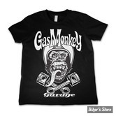 TEE-SHIRT - GAS MONKEY GARAGE - GMG - BIKER MONKEY KIDS - NOIR - TAILLE 4 ANS