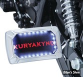 PLAQUE LATERALE KURYAKYN - CURVED NOVA HORIZONTALE - CHROME - 3192