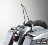X - MONTANT DE SISSY BAR - CYCLE VISIONS - ATTITUDE OLD SCHOOL - LARGEUR 6.88" À 7.625" - HAUTEUR : 18" - CHROME