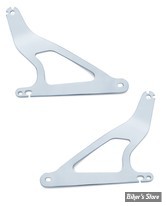 DOSSIER CONDUCTEUR / PASSAGER - KURYAKYN - MULTI-APPLICATIONS - MULTI-PURPOSE DRIVER & PASSENGER BACKREST : KIT DE FIXATION - DYNA 06/17 - FIXE - CHROME - 7095