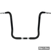 - GUIDON APEHANGER - GUIDON WILD 1 - CHUBBY BAGGER APE - HAUTEUR : 14" - FINITION : NOIR - WO576B