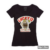 TEE-SHIRT - LUCKY 13 - INSURED - NOIR - TAILLE S