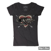 TEE-SHIRT - LUCKY 13 - DEAD BIRD - NOIR - TAILLE S