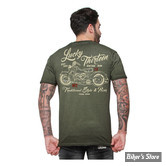 TEE-SHIRT - LUCKY 13 - VINTAGE IRON - VERT OLIVE - TAILLE S