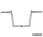 - GUIDON PAUL YAFFE BAGGER NATION - 1 1/4" MONKEY DRAG BARS - TOURING FLHRXS 18/23 / FLTRX/FLTRU/FLTRK  15/23 - HAUTEUR : 25.50CM - CHROME