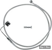 - DURITE DE FREIN ARRIERE - SOFTAIL FLST 86/99 - LONGUEUR : +000 / 125,5 cm (49-7/16") - 44802-99 / B - INOX - 640220