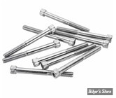 VIS TETE ALLEN / BTR - 1/4-20 X 63.50MM / 2 1/2" - COLONY - CHROME - LE PAQUET 10 PIECES