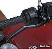 KIT LEVIERS - POUR INDIAN SCOUT 15/16 - KURYAKYN - Legacy Levers for Indian Scout - NOIR BRILLANT - 7136