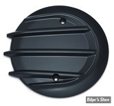 ECLATE I - PIECE N° 03 - DERBY COVER - INDIAN 14UP - KURYAKYN - Tri-Fin Primary Cover Cap for Indian - NOIR SATIN - 5727