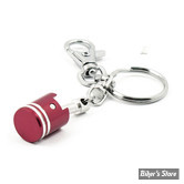 PORTE CLEFS - MCS - PISTON RED