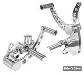 - COMMANDES AVANCEES - SOFTAIL 00/17  - VITY'S DESIGN - BILLET ALUMINIUM - LONGUEUR : STANDARD - CHROME