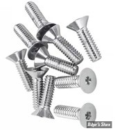 VIS TETE FRAISEE 1/4-20 X 22.00MM / 7/8" - ALLEN - CHROME - LE PAQUET DE 10 PIECES