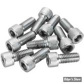 VIS TETE ALLEN / BTR - METRIQUE - M5 x 12MM - CHROME - LES 10 PIECES