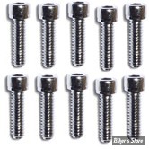 VIS TETE ALLEN / BTR - 5/16-24 X 22MM / 7/8" - CHROME - LE PAQUET DE 10 PIECES