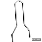 MONTANT DE SISSY BAR - LARGEUR : 11" / 27,95 CM - DRAG SPECIALTIES - SQUARE 15.5" - LARGEUR 11" - CHROME