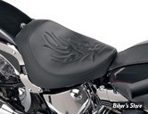 SELLE DRAG SPECIALTIES - SOLO SEAT - SOFTAIL DEUCE FXSTD - FLAME STITCH