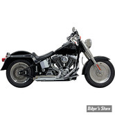 ECHAPPEMENT BASSANI - NEW PRO-STREET - SOFTAIL 00/17 - SLASH CUT / CHROME