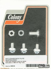 ECLATE M - PIECE N° 06B - VISSERIE DE MONTAGE - BIGTWIN 66/77 - OEM 2758 / 3765 - COLONY - 2323-6